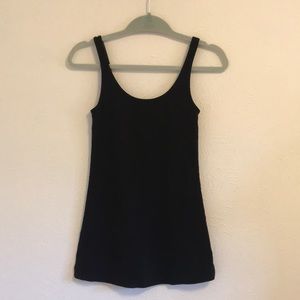 LuluLemon Black extra-long tank
